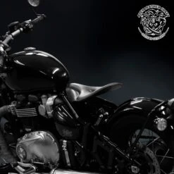 Triumph Bonneville Bobber Sitz Von 2016 Oldtimer Vintage Schwarz -Alex Leather Craft Verkäufe bobber chopper custom old time seat vintage black 2 1000x1000 1