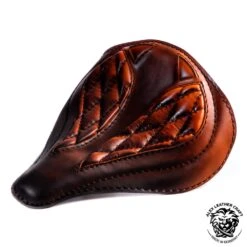 Sitz + Satteltasche Für H-D Softail Rautenmuster Spider Vintage Sattel Tan -Alex Leather Craft Verkäufe bobber chopper solo set seat saddlebag spider vintage saddle tan v3 9 1000x1000 1