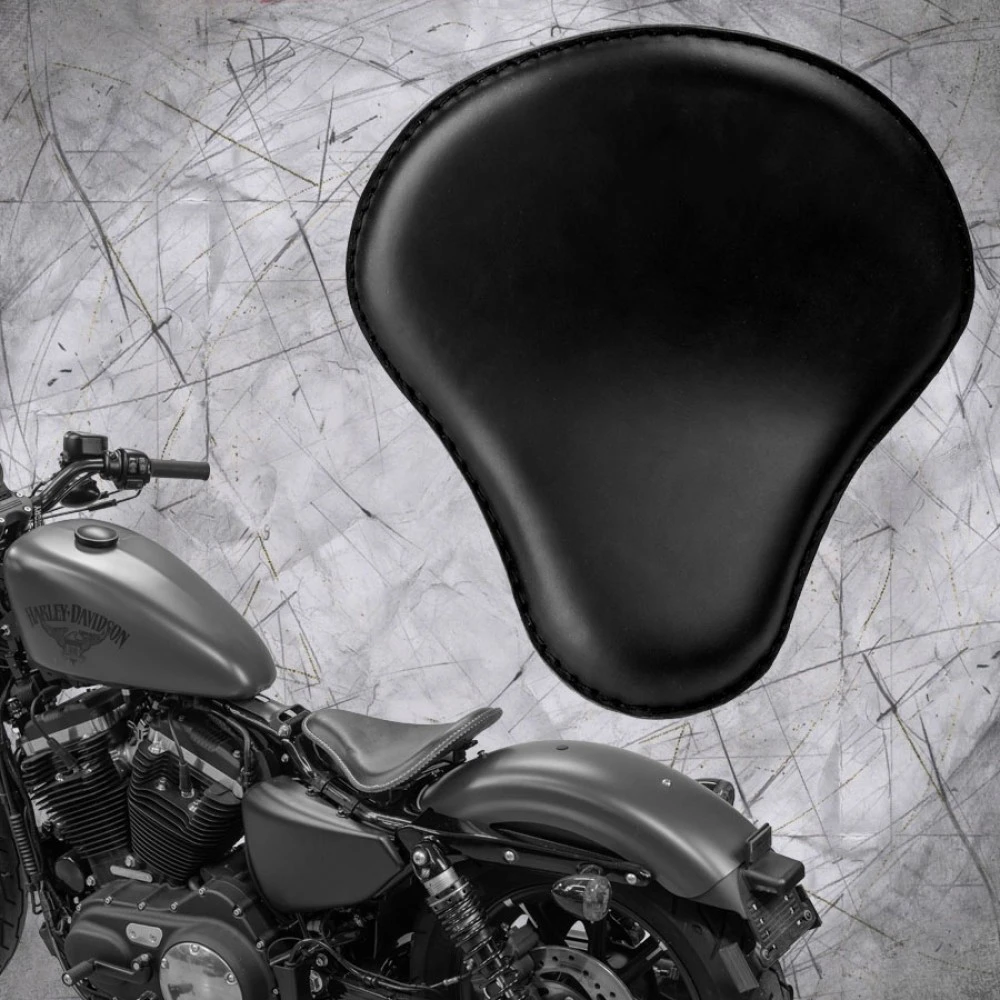 Bobber Sitz + Montage Kit HD Sportster 04 - 22 Schwarz 3 Bobber Sitz + Montage Kit HD Sportster 04 - 22 Schwarz