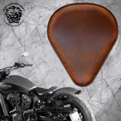 Bobber Solo Sitz Für Indian Scout Ab 2015 Tropfen Vintage Braun