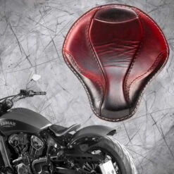 Bobber Solo Sitz Für Indian Scout Ab 2015 El Toro Rot