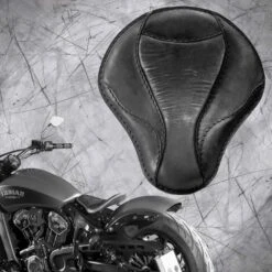 Bobber Solo Sitz Für Indian Scout Ab 2015 El Toro Vintage Schwarz