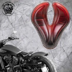 Bobber Solo Sitz Für Indian Scout Ab 2015 King Cobra Rot