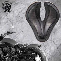Bobber Solo Sitz Für Indian Scout Ab 2015 King Cobra Vintage Schwarz