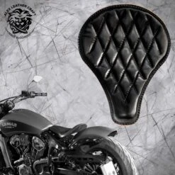 Bobber Solo Sitz Für Indian Scout Ab 2015 Lang Vintage Schwarz V3