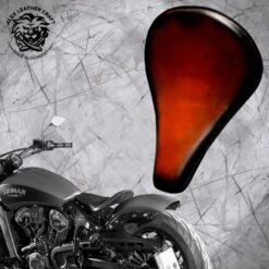 Bobber Solo Sitz Für Indian Scout Ab 2015 Lang Sattel Tan