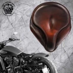 Bobber Solo Sitz Für Indian Scout Ab 2015 Oldtimer Vintage Tan