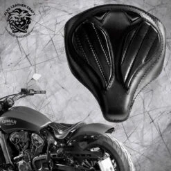 Bobber Solo Sitz Für Indian Scout Ab 2015 Spider Schwarz V2