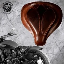 Bobber Solo Sitz Für Indian Scout Ab 2015 Spider Büffel Braun