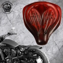 Bobber Solo Sitz Für Indian Scout Ab 2015 Spider Rot V2