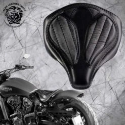 Bobber Solo Sitz Für Indian Scout Ab 2015 Spider Vintage Schwarz V2