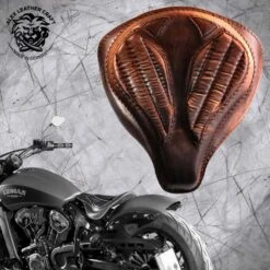 Bobber Solo Sitz Für Indian Scout Ab 2015 Spider Vintage Braun V2