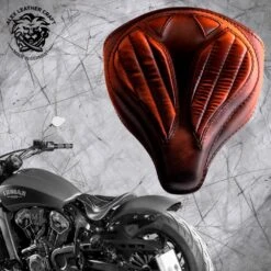 Bobber Solo Sitz Für Indian Scout Ab 2015 Spider Vintage Sattel Tan V2