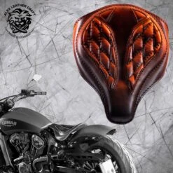 Bobber Solo Sitz Für Indian Scout Ab 2015 Spider Vintage Sattel Tan V3