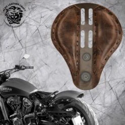 Bobber Solo Sitz Für Indian Scout Ab 2015 4Fourth Büffel Mocca Metall