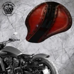 Bobber Solo Sitz Für Indian Scout Ab 2015 4Fourth Rot Metall