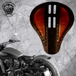 Bobber Solo Sitz Für Indian Scout Ab 2015 4Fourth Sattel Tan Metall