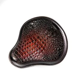 Bobber Solo Sitz Für Indian Scout Ab 2015 Luxus Kroko Schwarz Tan -Alex Leather Craft Verkäufe bobber solo seat for indian scout since 2017 standard alligator black and tan 3 1000x1000 1