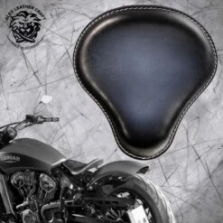 Bobber Solo Sitz Für Indian Scout Ab 2015 Standard Schwarz Mit Heller Mitte