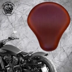Bobber Solo Sitz Für Indian Scout Ab 2015 Standard Braun