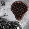 Bobber Solo Sitz Für Indian Scout Ab 2015 Standard Glanz Und Samt Dunkelbraun Und Schwarz V3