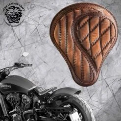 Bobber Solo Sitz Für Indian Scout Ab 2015 Standard No-compromise Vintage Braun