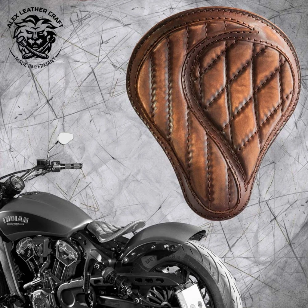 Bobber Solo Sitz Für Indian Scout Ab 2015 Standard No-compromise Vintage Braun 3 Bobber Solo Sitz Für Indian Scout Ab 2015 Standard No-compromise Vintage Braun