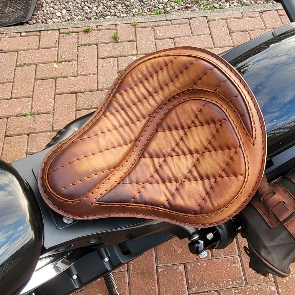 Bobber Solo Sitz Für Indian Scout Ab 2015 Standard No-compromise Vintage Braun 6 Bobber Solo Sitz Für Indian Scout Ab 2015 Standard No-compromise Vintage Braun – Bild 4