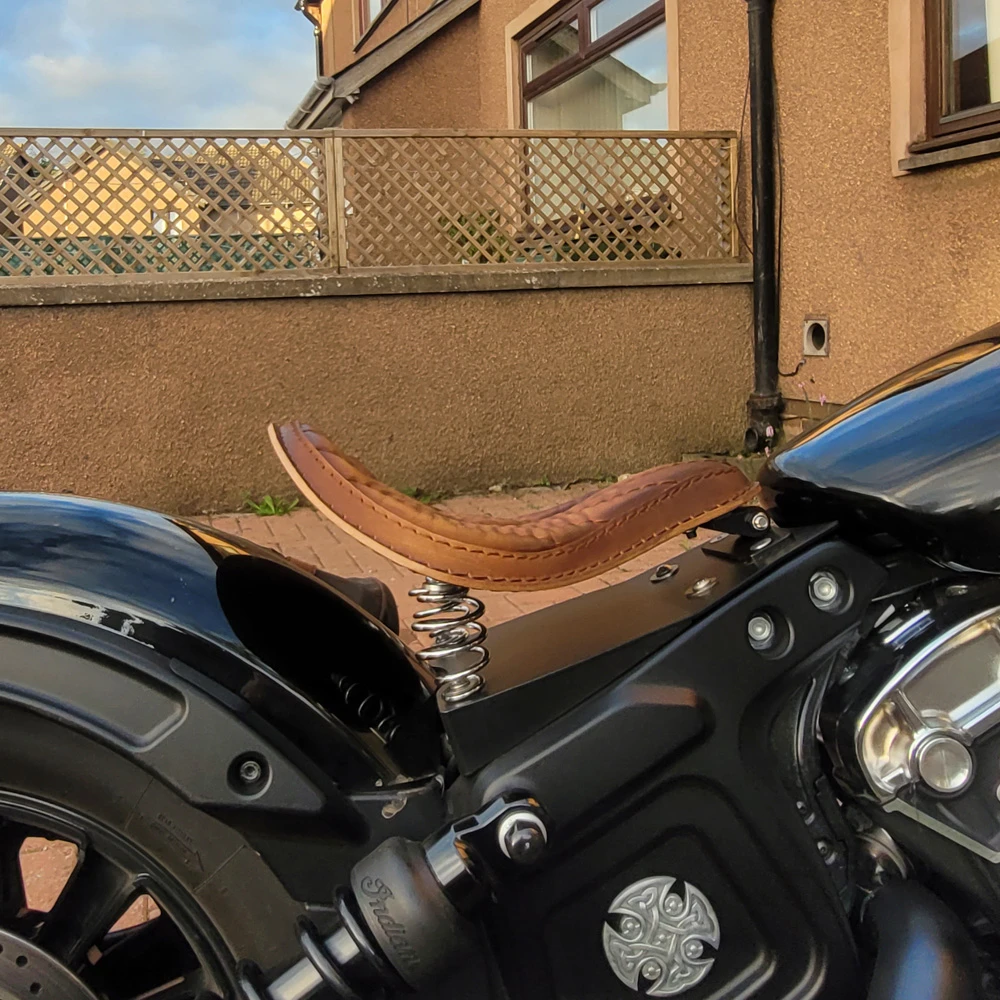 Bobber Solo Sitz Für Indian Scout Ab 2015 Standard No-compromise Vintage Braun 7 Bobber Solo Sitz Für Indian Scout Ab 2015 Standard No-compromise Vintage Braun – Bild 5