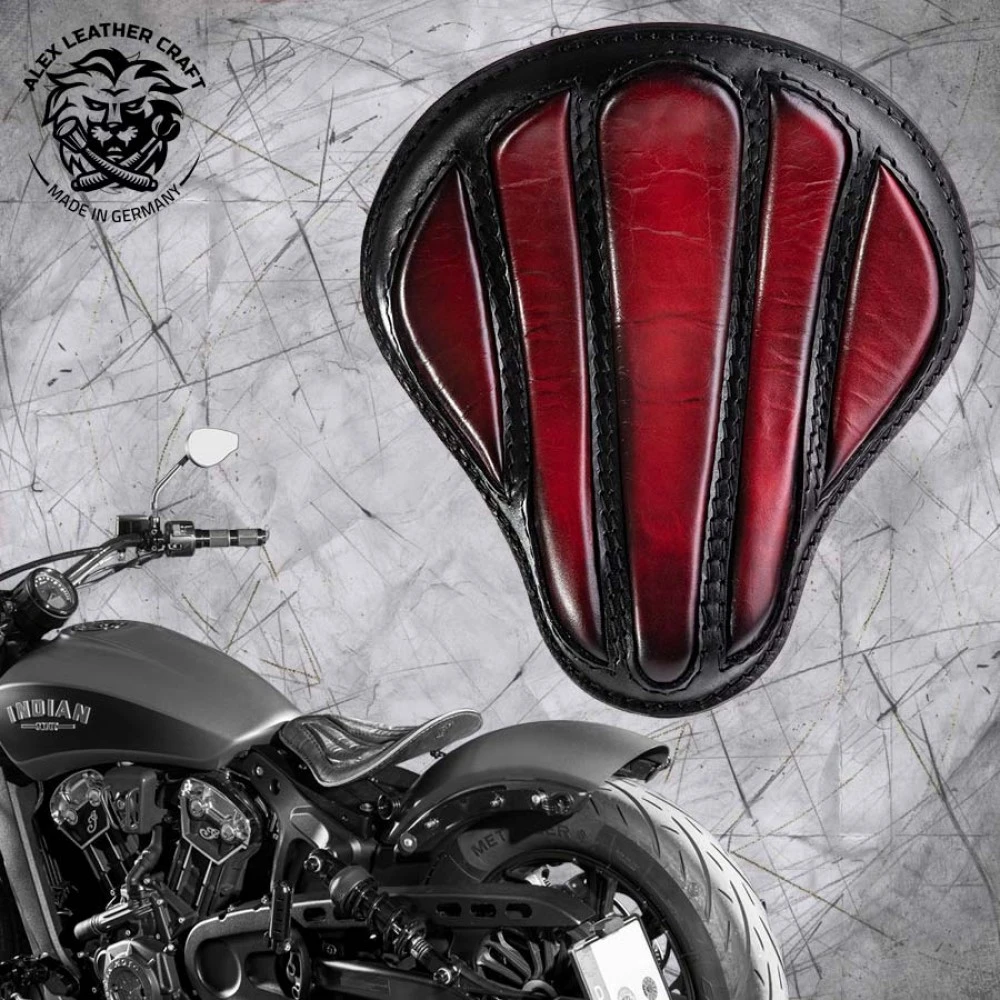 Bobber Solo Sitz Für Indian Scout Ab 2015 Standard Optimus Dunkle Kirschfarbe 3 Bobber Solo Sitz Für Indian Scout Ab 2015 Standard Optimus Dunkle Kirschfarbe