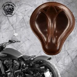 Bobber Solo Sitz Für Indian Scout Ab 2015 Standard Kurz Büffel Braun