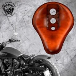 Bobber Solo Sitz Für Indian Scout Ab 2015 Standard 4Fourth Trinity Vintage Braun