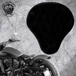 Bobber Solo Sitz Für Indian Scout Ab 2015 Standard Samt Schwarz V3