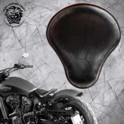 Bobber Solo Sitz Für Indian Scout Ab 2015 Standard Vintage Schwarz Electro