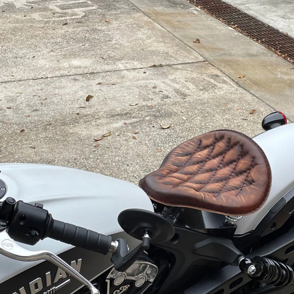 Bobber Solo Sitz Für Indian Scout Ab 2015 Standard Vintage Braun V3 5 Bobber Solo Sitz Für Indian Scout Ab 2015 Standard Vintage Braun V3 – Bild 3