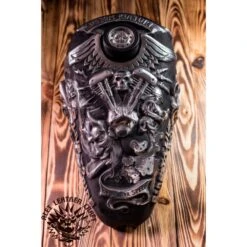 Custom Universal Tank Für Harley Oder Chopper Kustom Kulture Muster -Alex Leather Craft Verkäufe custom universal tank for harley or chopper kustom kulture pattern 4 1000x1000 1