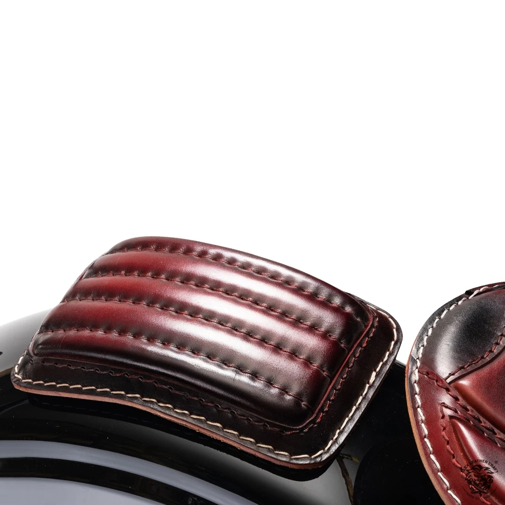 Sozius Sitzpad Luxus Rot V2 5 Sozius Sitzpad Luxus Rot V2 – Bild 3