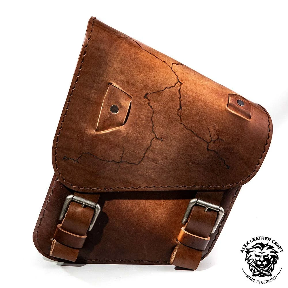 Motorrad Satteltasche Honda Shadow VT600 Electro Vintage Braun Electro 3 Motorrad Satteltasche Honda Shadow VT600 Electro Vintage Braun Electro