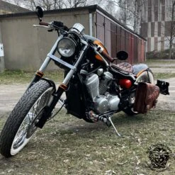 Motorrad Satteltasche Honda Shadow VT600 Spider Vintage Braun Rautenmuster 9 Motorrad Satteltasche Honda Shadow VT600 Spider Vintage Braun Rautenmuster -Alex Leather Craft Verkäufe motorcycle saddlebag honda shadow vt600 spider diamond spider vintage brown 5 1000x1000 1