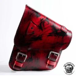 Satteltasche Kawasaki Vulcan VN400/800/900 Rot Und Schwarz