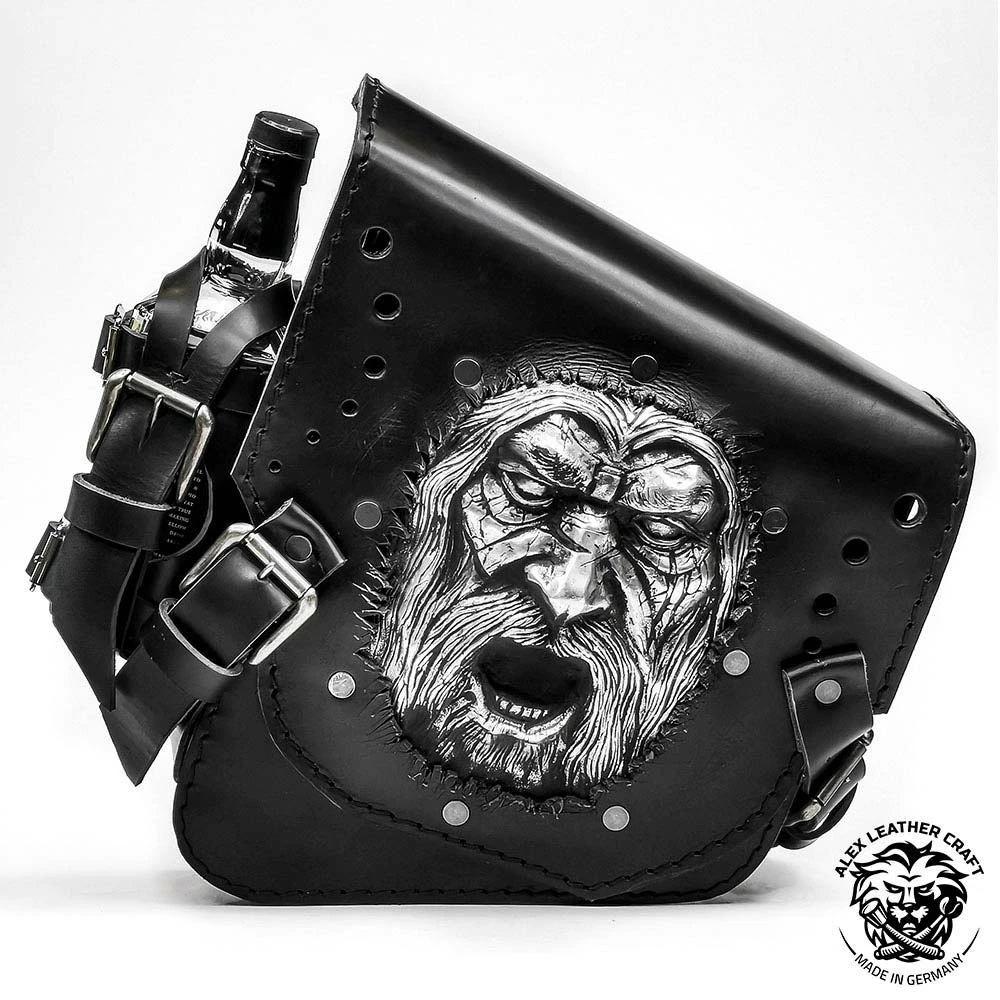 Satteltasche Kawasaki Vulcan VN400/800/900 Krieger Schwarz 3 Satteltasche Kawasaki Vulcan VN400/800/900 Krieger Schwarz