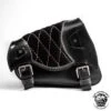 Motorrad Satteltasche Sportster 1988-2020 Glanz Und Samt Schwarz & Beige Rautenmuster -Alex Leather Craft Verkäufe motorcycle saddlebag sportster 1988 2020 diamond gloss and velvet black beige 1 1000x1000 1