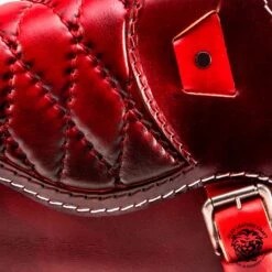 Motorrad Satteltasche Sportster 1988-2020 Rot Rautenmuster -Alex Leather Craft Verkäufe motorcycle saddlebag sportster 1988 2020 diamond red 3 1000x1000 1