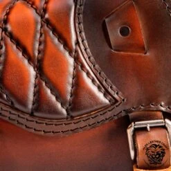 Motorrad Satteltasche Sportster 1988-2020 Sattel Tan Rautenmuster -Alex Leather Craft Verkäufe motorcycle saddlebag sportster 1988 2020 diamond saddle tan 3 1000x1000 1