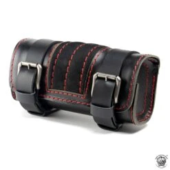 Motorrad Werkzeugrolle Glanz Und Samt Schwarz Und Rot V2