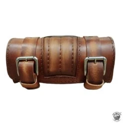 Motorrad Werkzeugrolle Vintage Braun V2