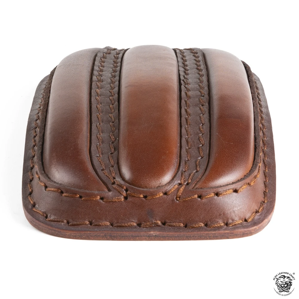 Sozius Sitzpad Luxus Optimus Braun 4 Sozius Sitzpad Luxus Optimus Braun – Bild 2