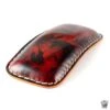 Sozius Sitzpad Schwarz Und Rot -Alex Leather Craft Verkäufe pillion seats pads harley bobber universal black and red 2 1000x1000 1