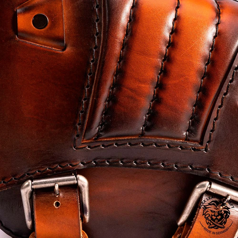 Satteltasche Für Triumph Bonneville Bobber Sattel Tan V2 5 Satteltasche Für Triumph Bonneville Bobber Sattel Tan V2 – Bild 3