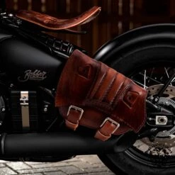 Satteltasche Für Triumph Bonneville Bobber Vintage Braun V2 -Alex Leather Craft Verkäufe saddlebag for triumph bonneville bobber vintage brown v2 2 1000x1000 1
